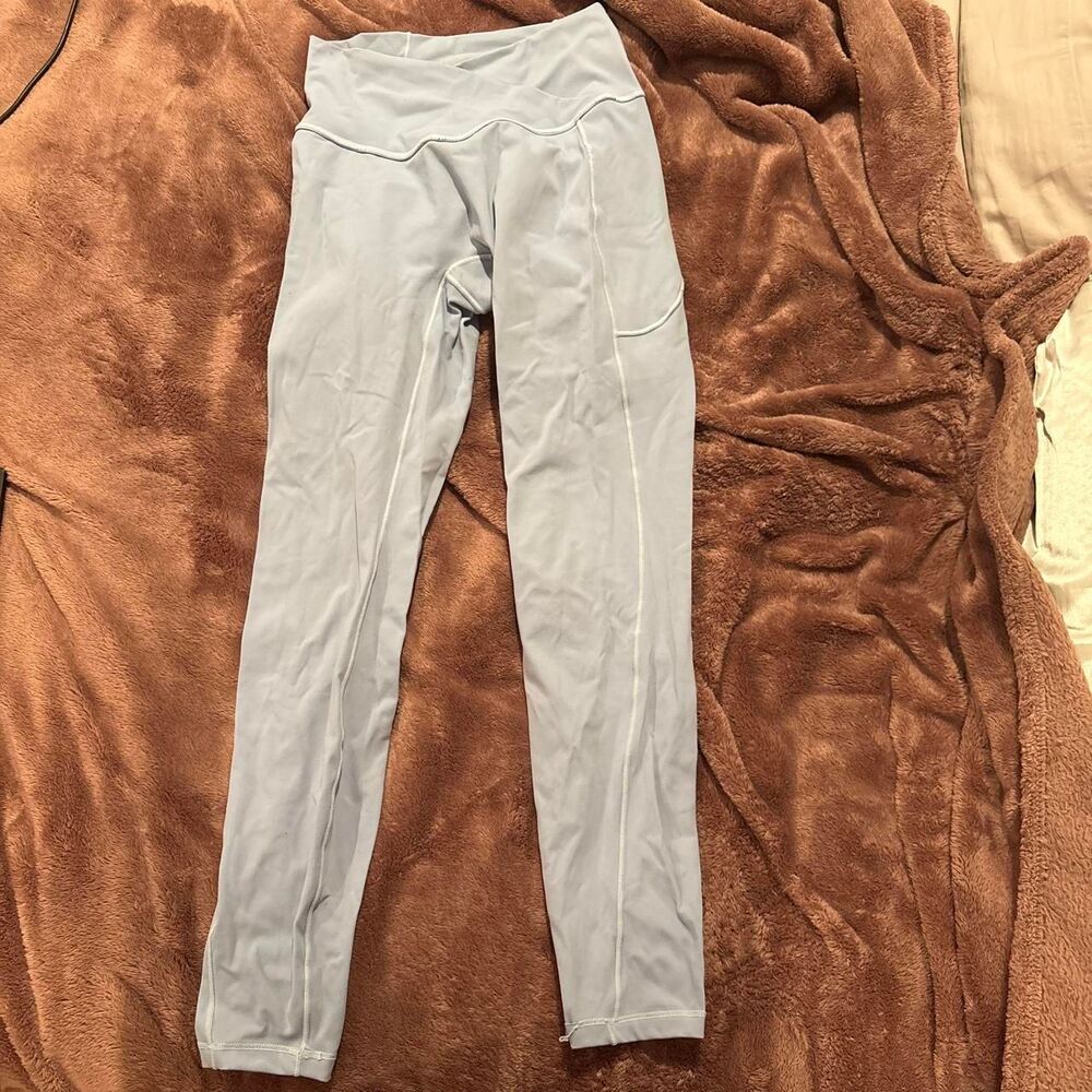 Athleta Women's Blue and Grey Leggings